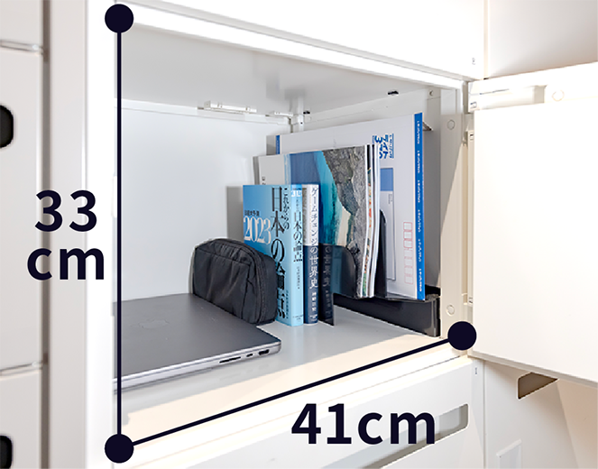 ポスト付きロッカー（大）